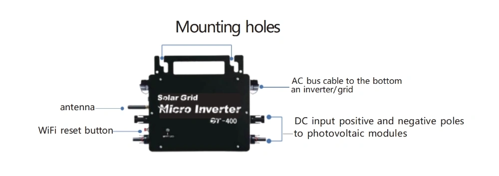 400W Hardware stamping micro inverter custom