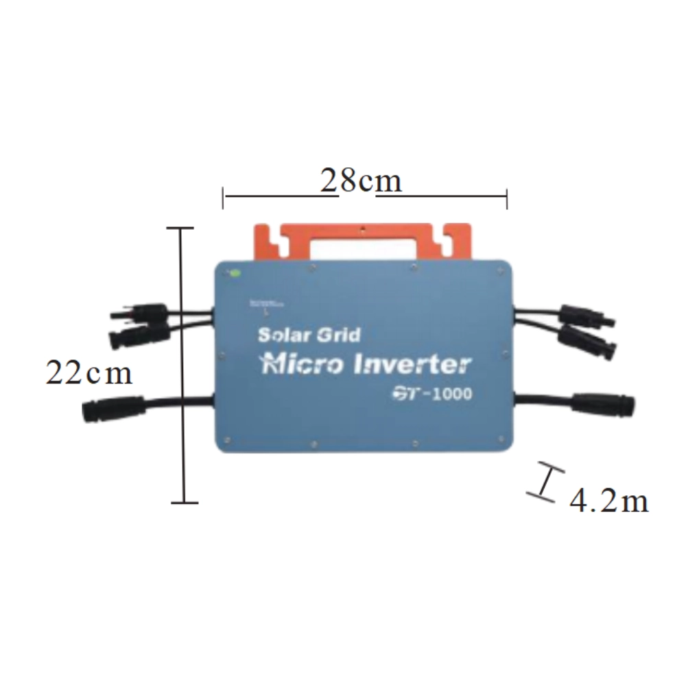 Die-cast aluminum micro inverter