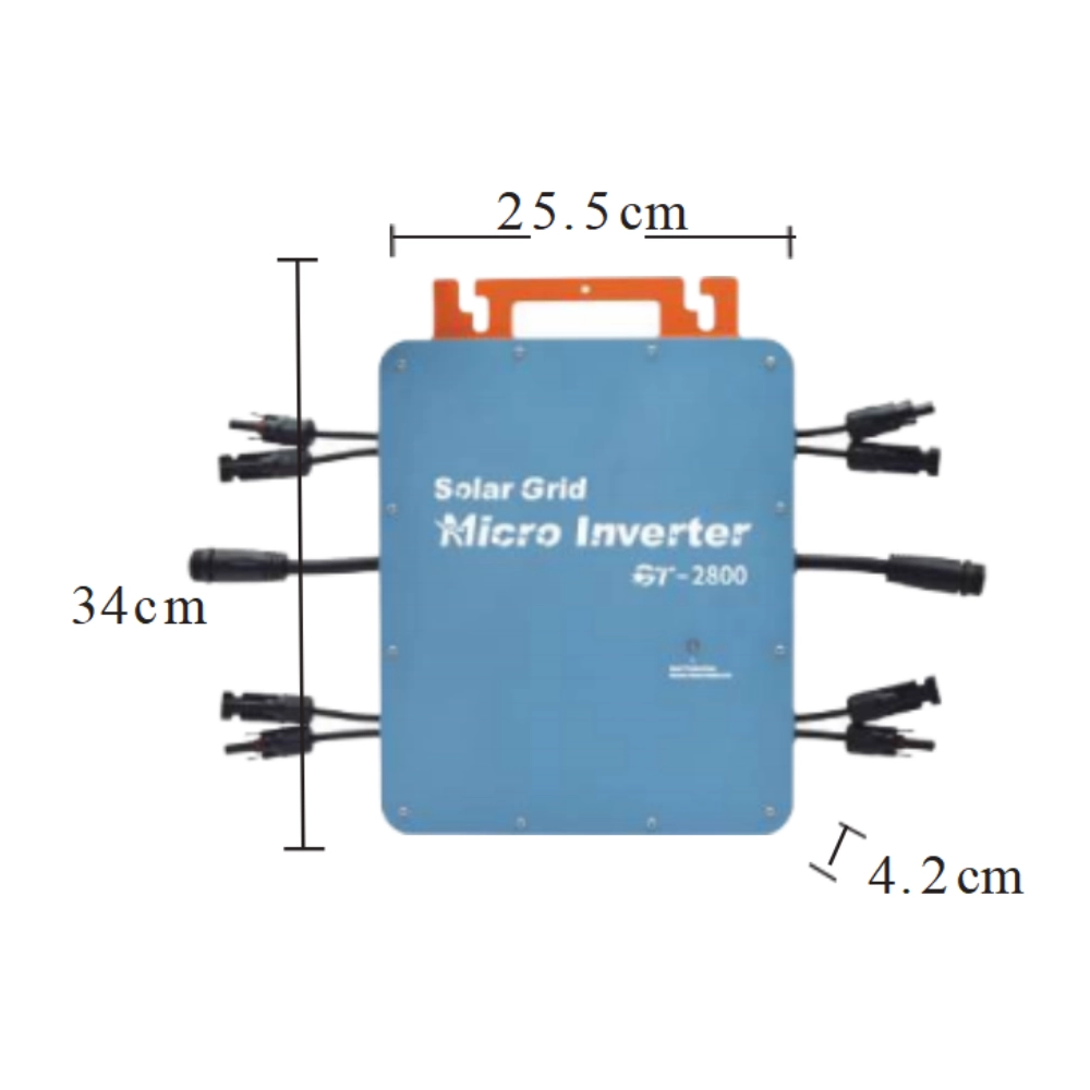2800W Die-cast aluminum micro inverter factory