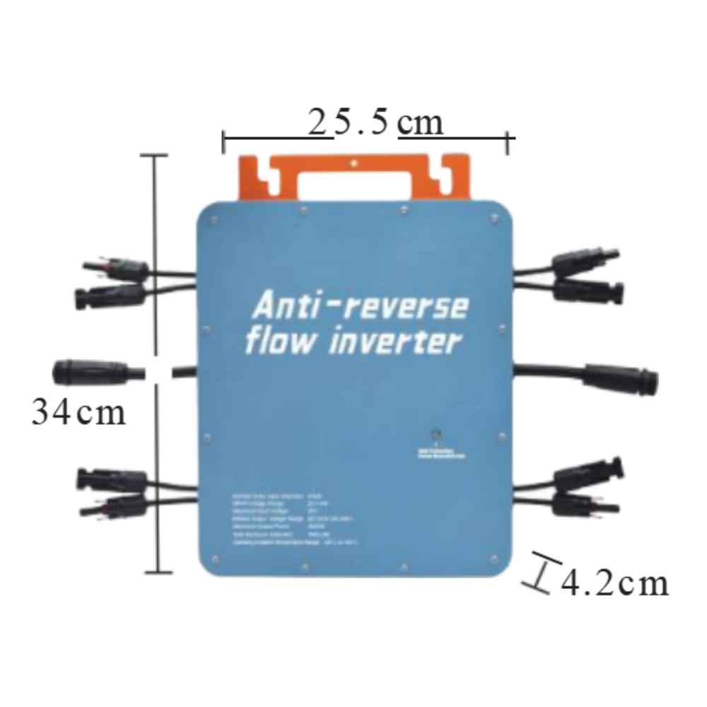 Anti-reverse current inverter size