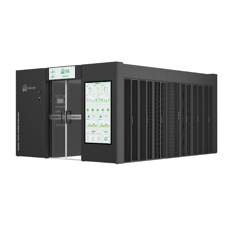 مركز بيانات AC8000 بشاشة كبيرة بيضاء